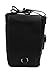 Primeware Vino2 Two Bottles Saddle Leather Wine Tote Messenger Carrier (Black)
