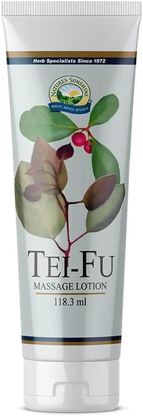 Nature's Sunshine Tei Fu Massage Lotion 118ml Unscented Paraben-Free All Ages