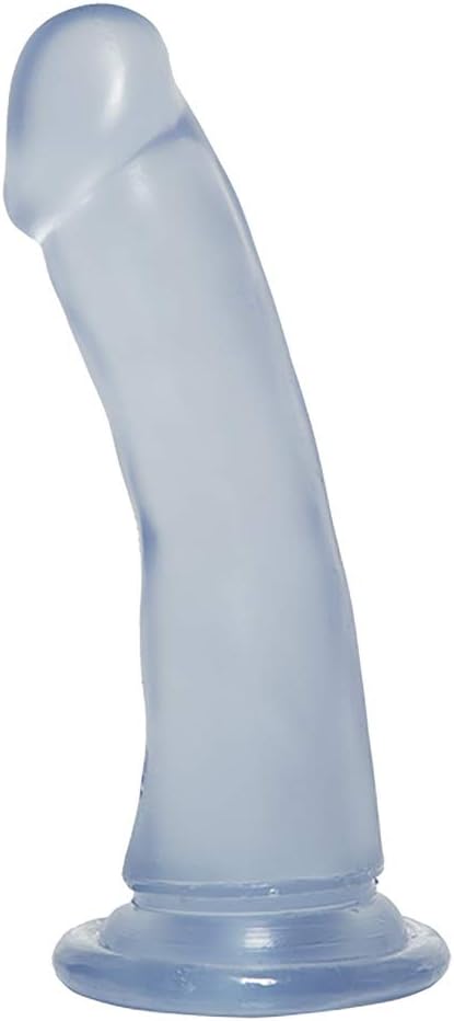 Doc Johnson 6.5-Inch Slim Dong, Clear, Transparent, 6.5 Inch (Pack of 1)