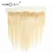 FASHION QUEEN Hair 613 blonde human hair bundles with Frontal Straight Hair Bundles Honey Blonde Bundles with Closure (10