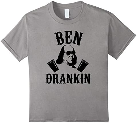 unisex-child Ben Drankin T-Shirt 10 Slate
