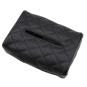 Zonneklep Tissue Box Car SERVETHOUDER PU lederen auto Tissue Case Car Montage achterop papieren handdoek houder voor Car…