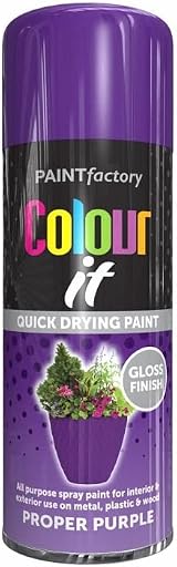SuperGift 8 Cans 250ml Gloss Finish Multipurpose Aerosol Spray Paint Quick Dry view 3