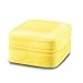 Vlando Small Travel Jewelry Box Organizer - Faux Leather Storage Case for Rings Earrings Necklace - Best Gifts Choice for Girls Women (Yellow)