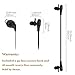Matone [Upgrade Version Qy7] QY8 V4.1 Wireless Bluetooth Headphones Noise Cancelling Headphones with Microphone,[Sweatproof, Mini Lightweight, Heavy Bass Metal] Best in-Ear Stereo Wireless Bluetooth Earbuds Headset Earphones (Black)
