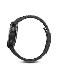 22 mm. correa de reloj para Garmin Fenix 5 enfoque S60 Forerunner 935 acero inoxidable correa de repuesto correa de ajuste rápido, Negro