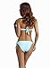 zeraca Women's Tie Side Bottom Push up Bandeau Swimsuit Bikini Sets