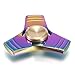 DaLanZom Fidget Spinner Toy Made of Titanium Alloy Ceramic Bearing 3 Minutes Spinning Time High-Speed EDC Focus Toy for Killing Time (Rainbow)