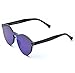 WearMe Pro - Round Super Full Lens Mirrored Sunglasses