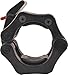 Professional Quality Olympic Workout Exercise Barbell Locking Collar Pair With Quick Release Latch For 2-Inch 50mm Olympic Bars