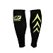 Calf Compression Sleeve By Go Gear Sports - True Graduated Compression - Fits Women's and Men - Running Runners Cycling Basketball CrossFit Baseball Soccer Volleyball Traveling - Calf Guard Shin Splint Support Brace