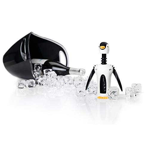 True Zoo Penguin Gifts Winged Penguin Corkscrew SoftTouch Wine Bottle