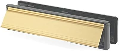 Yale YLP44-06/34-CP Letterplate 300mm Gold PVCu Composite Door 38-78mm