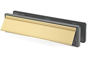 Yale Locks Letter Plate 300mm (12in) Gold Visi