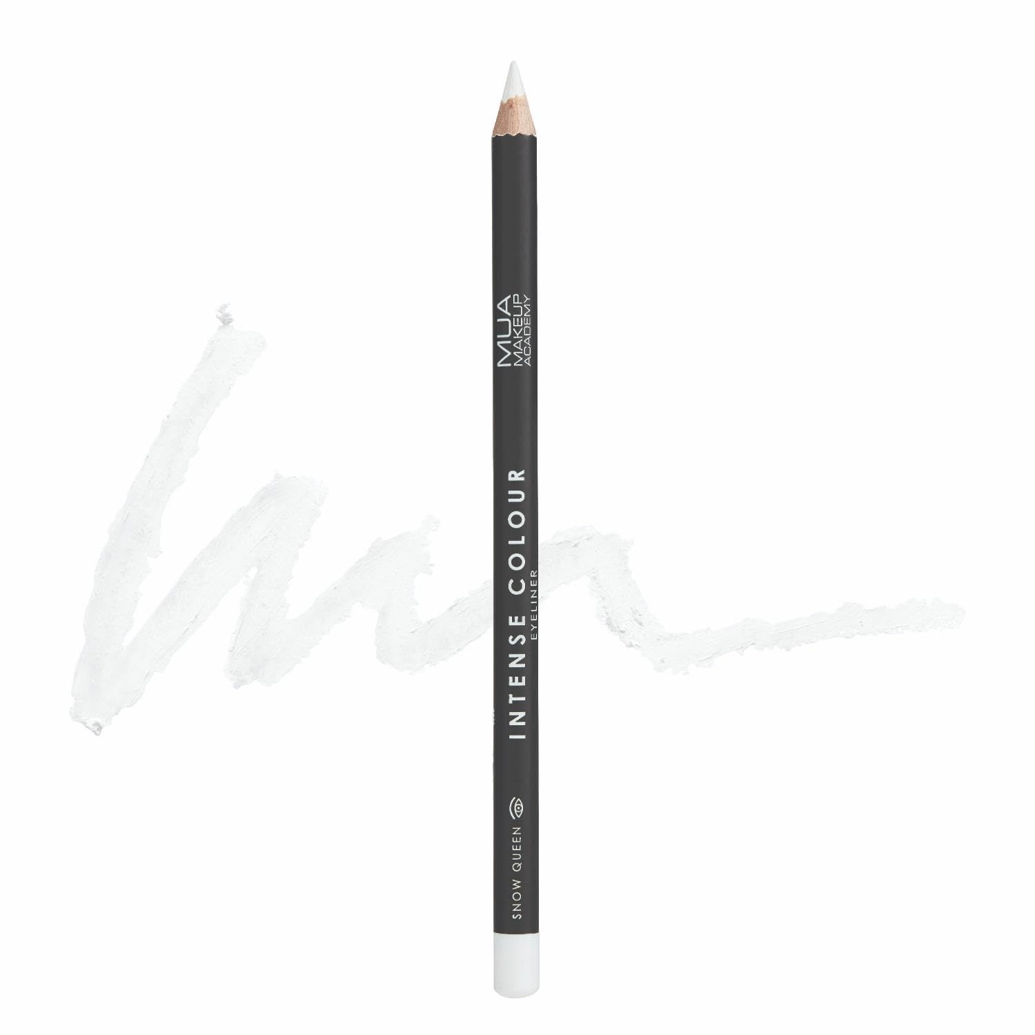 MUA Makeup Academy Intense Colour Pencil Eyeliner, Snow Queen - Vegan & Cruelty Free