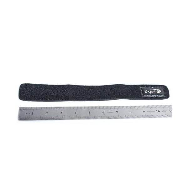 SPRING-EVENT-DrFish-Fishing-Rod-Cable-Belts-Tie-Strechy-Strap-Holders-Black-Ropes-for-Bundle-Organize-Case-Packed