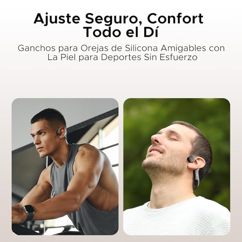 DOOGEEEco Swimming Headphones IP68, Waterproof Bone Conduction Headphones Bluetooth 5.4, 64 GB MP3, 10 h Battery, for Swimming, Running, Gym, Water Sports and Training, Dark Grey