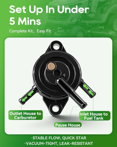 Carbhub Fuel Pump for Kohler 17HP-25 HP Small Engine Lawn Mower Tractor photo 12