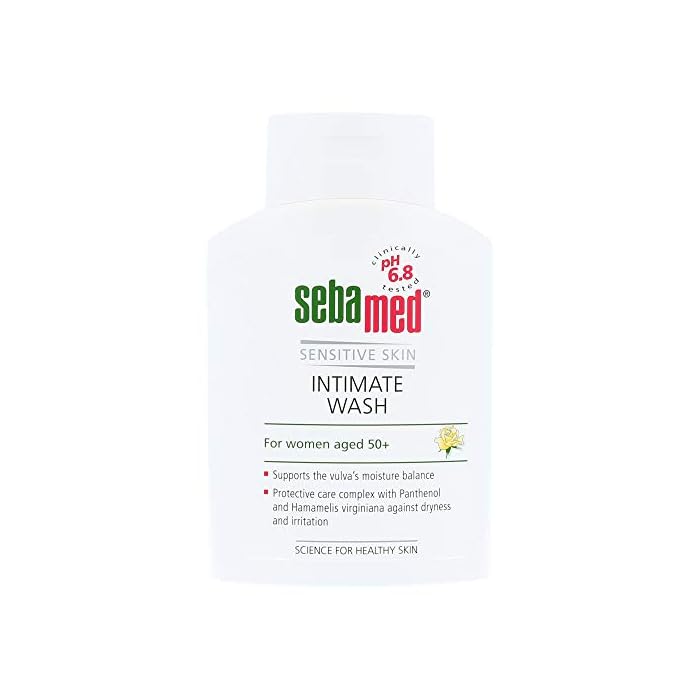 SEBAMED Feminine Intimate Wash Menopause pH 6.8 for Women Aged 50 and Above (50+) 6.8 Fluid Ounces (200mL) Pack of 2