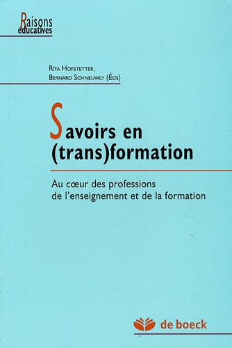 Savoirs en (trans)formation