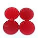 Ellen Tools Set of 4 Red Home Standard Air Hockey Pucks -- Large Size for Adults 2.95 inches, 75mm