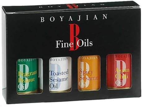 Boyajian Inc. Mini Asian Oil Box, Set of 4