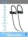 Wireless Sport Waterproof Bluetooth Headphones by OKTOBOT - Stereo IPX7 Sweatproof Gym Earphones - Noise Cancelling Running Headset with Mic - 8 Hours HD Music Earbuds - Voice Prompt - With Free Case.