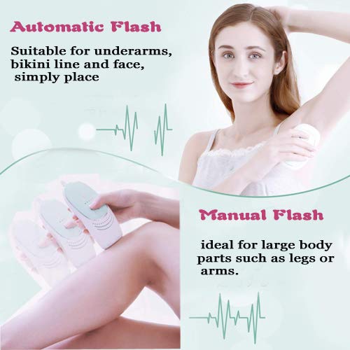 DEESS Permanent Hair Removal Device,350,000 Flashes IPL Hair Removal System for Face and Body at Home, with Ladies Shaver, with Glasses