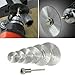 7pcs/set SharpCut Disc Drill Blades-Connecting Rod HSS Saw Cutter for Cutting Wood,Plastic,PVC,Aluminum Alloy,Soft Metal etc. (Silver)