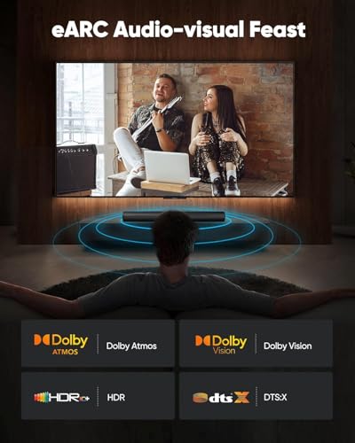 Highwings 8K@60 Long HDMI Cable 15FT, 48Gbps 2.1 High Speed Gaming HDMI Cord 4K120 144Hz RTX 3090 eARC HDCP 2.2&2.3 Compatible for PS5, SoundBar, AVR, UHD TV