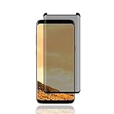 Galaxy S8 Screen Protector Privacy Anti-Spy ,HoPerain [Case-Friendly] Premium 3D Touch Privacy Anti-Peep Tempered Glass Screen Protector Shield For Samsung Galaxy S8 (Anti Privacy)(Black)