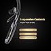 Active Noise Cancelling Bluetooth Headphones, iDeaUSA Wireless Neckband In Ear Earbuds with Built in Microphone, Lightweight, Comfortable Earphones, 20 Hours Playtime