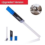 Dust Daddy Cleaning Tool Dust Pro Cleaner Upgraded Version Universal Vacuum Attachment As Seen On TV for Car, Pets, Corners, Air Vents, Keyboards, Drawers, Jewelry, Plants(Applies To Dyson and Hoover)