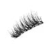 ICYCHEER Triple Full Magnetic False Eyelashes Natural Look Ultra Thin 3D Handmade Magnet Fake Eye Lashes Extension Premium Quality Reusable Eyelash