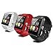 ANCwear Bluetooth Smart Watch WristWatch U8 UWatch Fit for Smartphones IOS Apple iphone 4/4S/5/5C/5S Android Samsung S2/S3/S4/Note 2/Note 3 HTC Sony Blackberry (White) by ENKE-smart