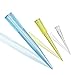 TOVOT 1500PCS Laboratory Universal Pipette Tips 3-Size Plastic Liquid Pipette Tips 10ul 200ul 1000ul (Yellow Blue Clear)