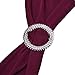 SweetEasy 50pcs Stretch Spandex Chair Sashes for Wedding Party Banquet Decoration Elastic Bulk Chair Cover(Burgundy Maroon)