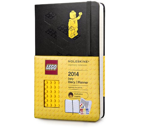 Moleskine 2014 - Diario Lego, Tamaño L, Color Negro - Edición Limitada Moleskine 2014 - Diario Lego, Tamaño L, Color Negro - Edición Limitada
