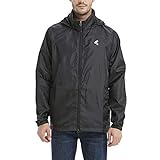 Common District Men's Waterproof Lightweight Rain Jacket Active Outdoor Hooded Raincoat S-5XL