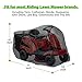 Tvird Lawn Mower Cover,Upgrade Heavy Duty 420D Waterproof Riding Lawn Mower Cover | Features Double Stitched Seams & Interior Waterproof&UV Protection Coating | for Up to 54'' Decks(L72 xW55 xH47)