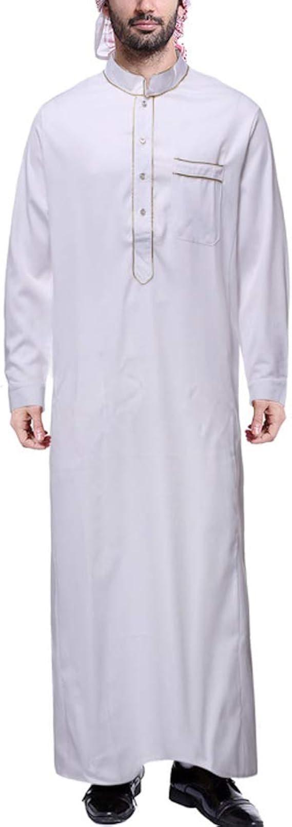 Abbigliamento Etnico Medio Oriente Abito Musulmano Uomo Caftano