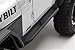 Smittybilt 76861 XRC Rock Sliders w/ Step, 87-95 YJ Wrangler Textured Black