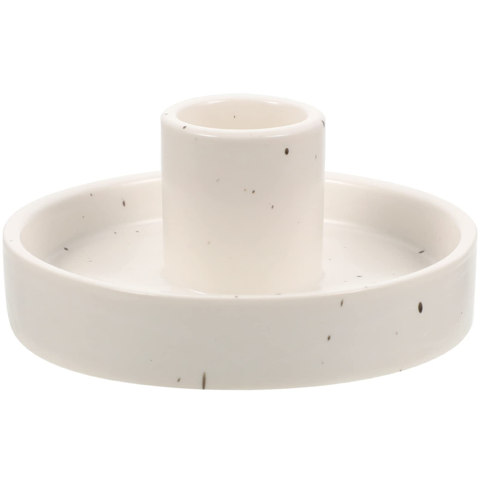 HOMSFOU Purifying Incense Stick Holder Ceramic Incense Burner Tray 4.13 Inch Tealight Candle Holder Stable Base for Aromatherapy Meditation Home Decor