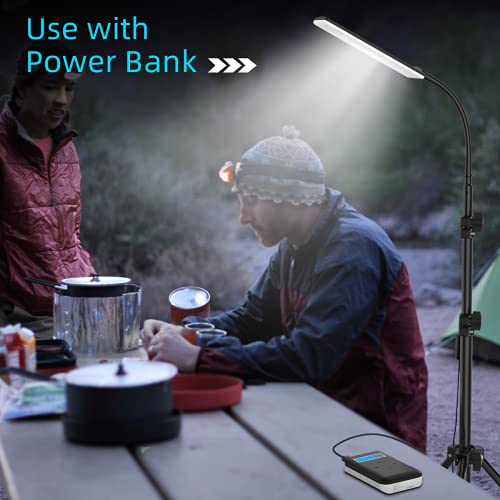 SUDISER Camping Light Lantern Outdoor, 5V Tripod Portable Outdoor Led Work Light, Powered by Power Bank Camping Lamp for Emergency Light, Tent Light, BBQ, Night Fishing（2022 Early Release ）