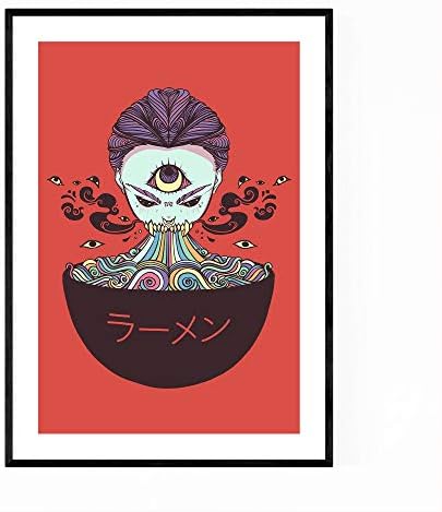 Bird Wall Art Bird Print Owl Wall Art Owl Print Bird Art Ramen Poster Ramen Print Bird Poster Japanese Art
