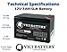 VICI Battery VB7-12 - 12V 7AH Replacement UPS Battery for APC Back-UPS 550 BE550G Brand Product