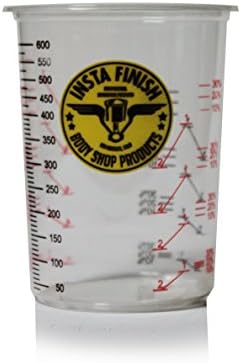 Insta Finish Paint Mixing Systems, 600CC mixing cup, Quantity 100, MC600cc