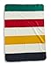 Hudson's Bay Fleece Throw Blanket Chunky Stripe