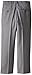 Nautica Big Boys' Herringbone Solid Pant, Medium Grey, 10