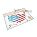 SCRATCH MAP of USA Large 23.4x32.5in Personalized Map with US States and Major Cities | Perfect Travel Gift to Track Your Adventures | Scratch off Map SOLD BY LUCKIES - INVENTORS OF THE SCRATCH MAP CONCEPT